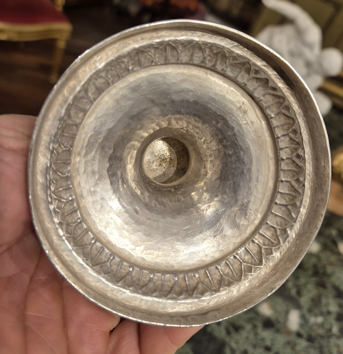 Coppia di bruciaprofumi in argento , Verona inizi XIX Secolo-photo-2