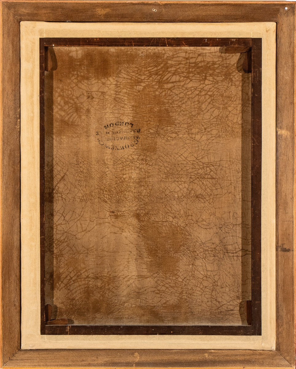 Ritratto di uomo con lettera , dipinto Francia XIX Secolo -photo-4