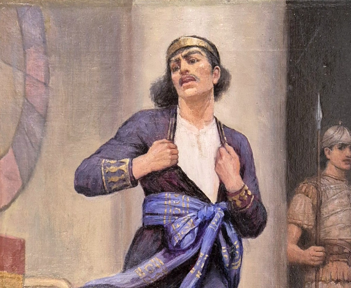 Scena orientale, Dipinto di G. Grenville Manton, Regno Unito XIX Secolo-photo-2