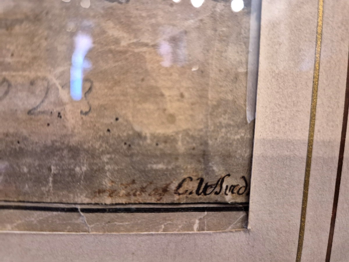 Carl Wilhelm Swedman, Scena di battaglia disegno Svezia XVIII Secolo -photo-3