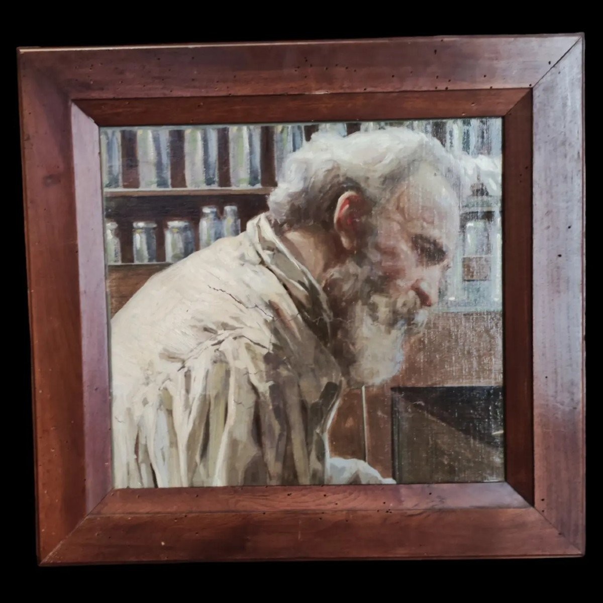 Ritratto di chimico (?), Dipinto Italia inizi XX Secolo 