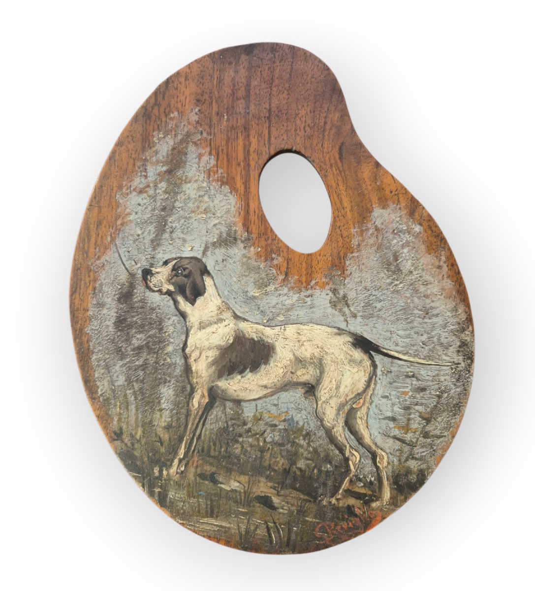 Ritratto di cane, Dipinto Italia XIX Secolo 
