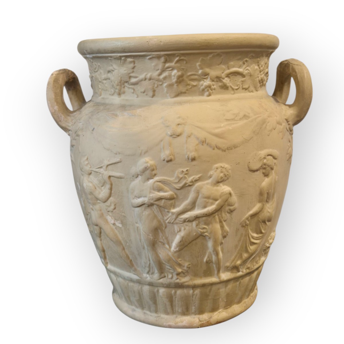Cratere con scene dionisiache, terracotta. Firenze XIX Secolo -photo-4