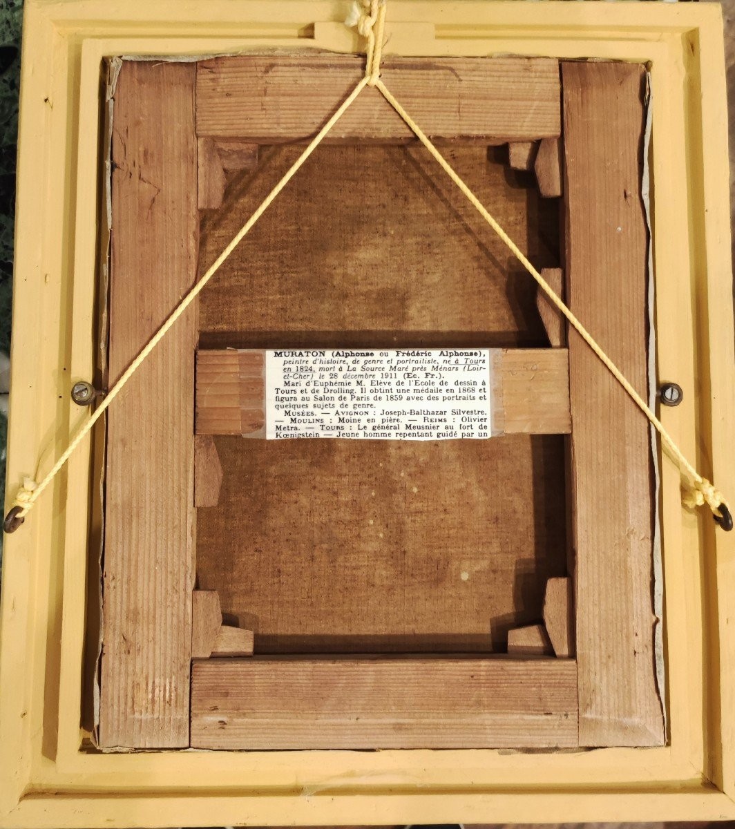 Ritratto di magistrato, Dipinto, di A. Muraton,  f.to. Francia XIX Secolo , -photo-4