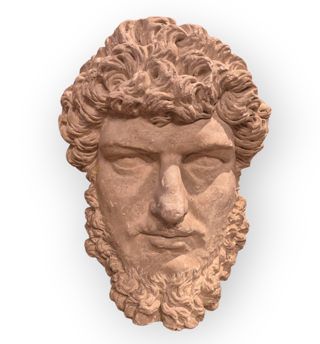 Viso di Lucio vero , Scultura gesso, Italia XIX Secolo Grandtour
