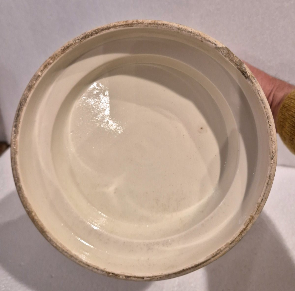 Zuppiera in terraglia Napoli Manifattura Migliuolo-Giustiniani XIX secolo-photo-1