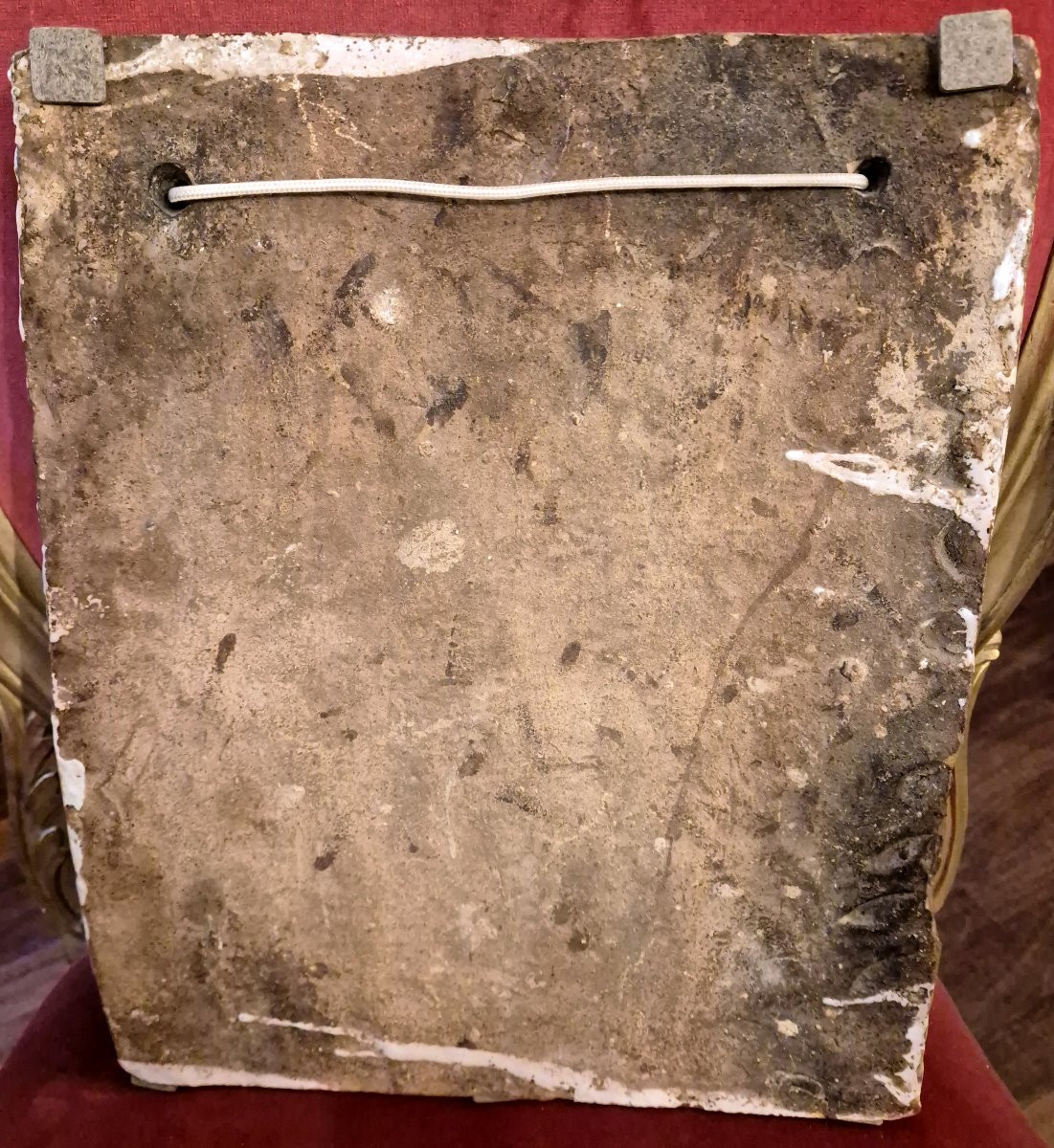 Placca devozionale  maiolica Italia centraleToscana o Deruta XVIII secolo-photo-2