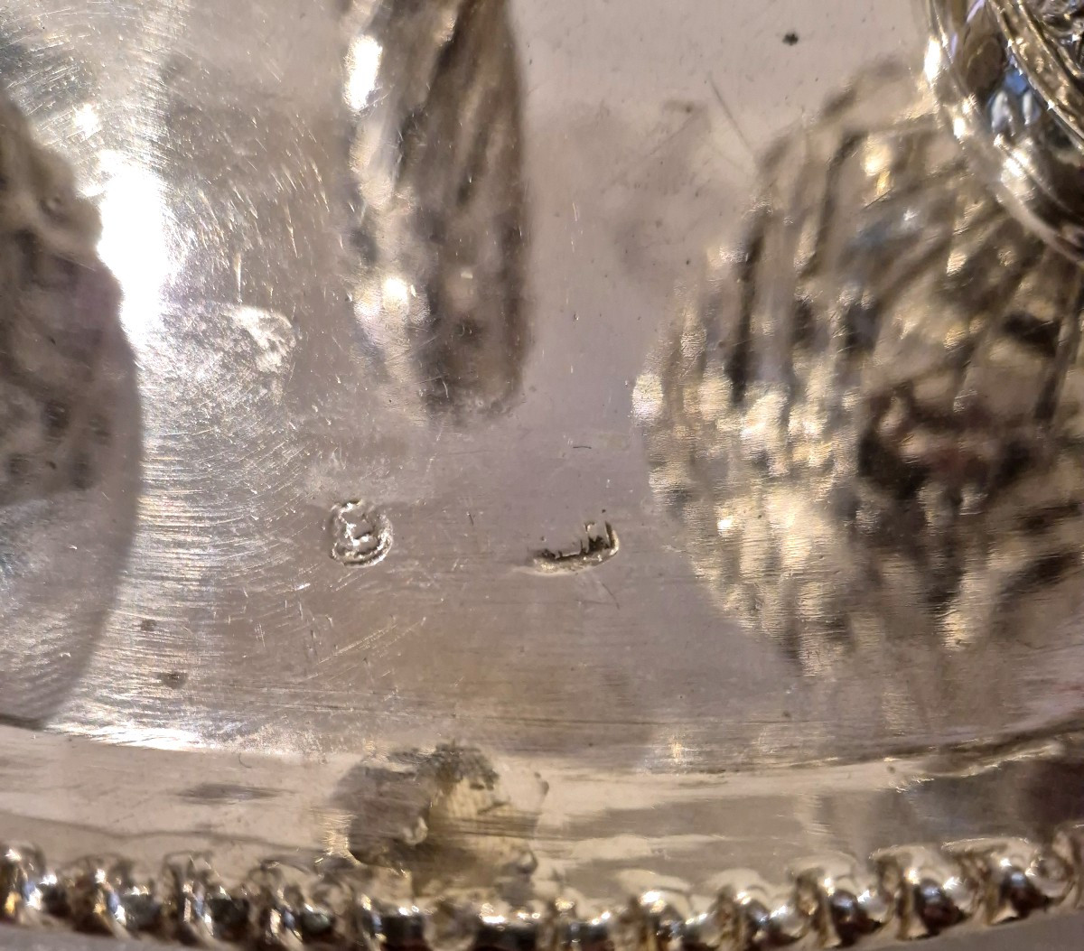 Calamaio argento Italia Mantova  XVIII secolo-photo-1