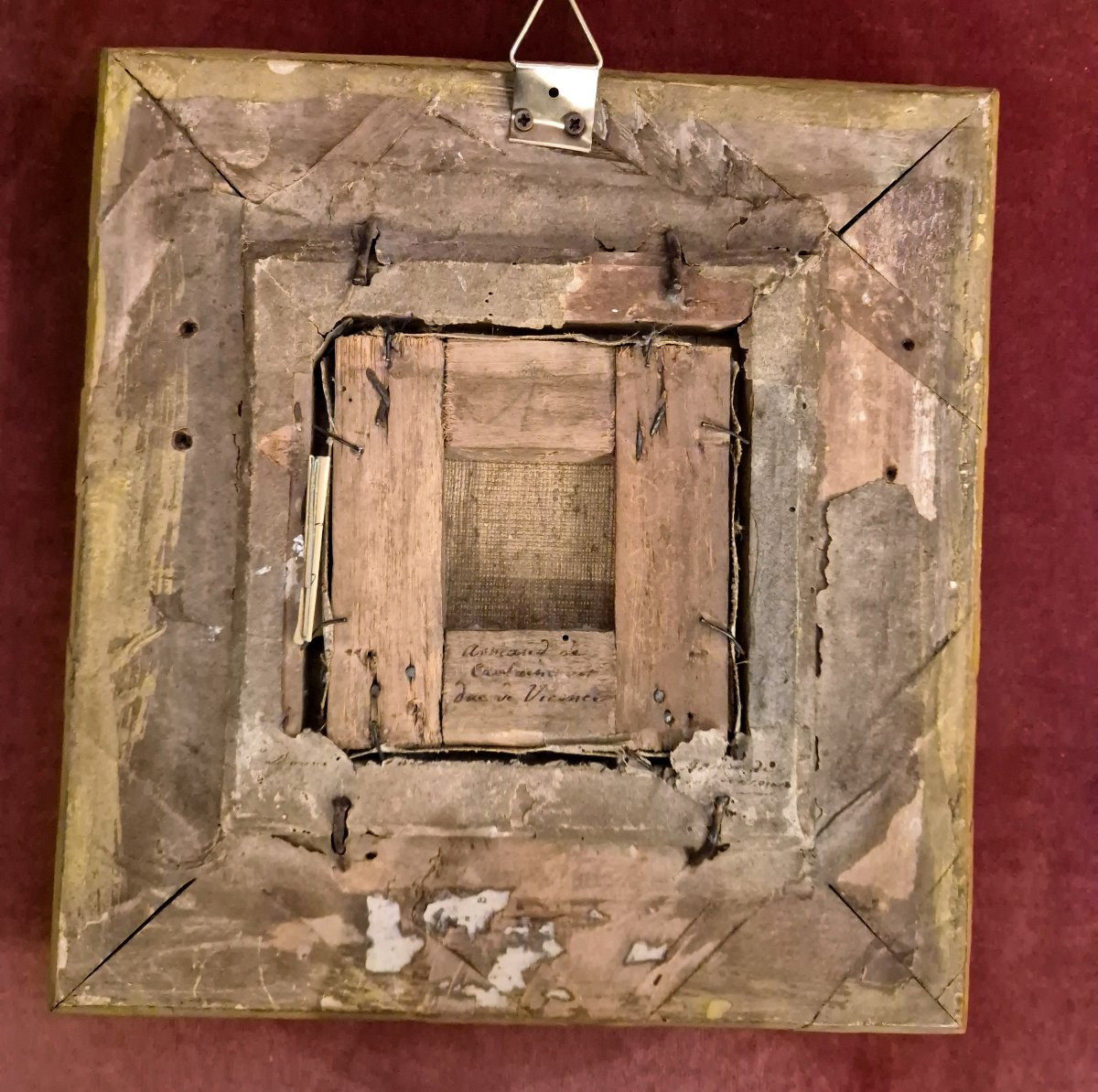 Scuola francese Ritratto di Armand de Coulaincourt duca di Vicenza Impero Napoleone XIX secolo-photo-2