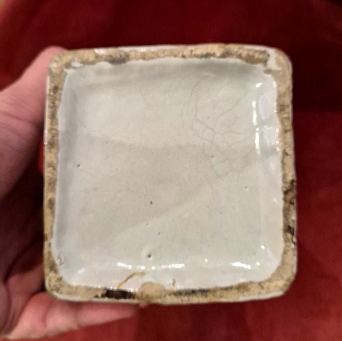 Bottiglia maiolica compendiaria Italia centrale XVII-XVIII secolo -photo-2