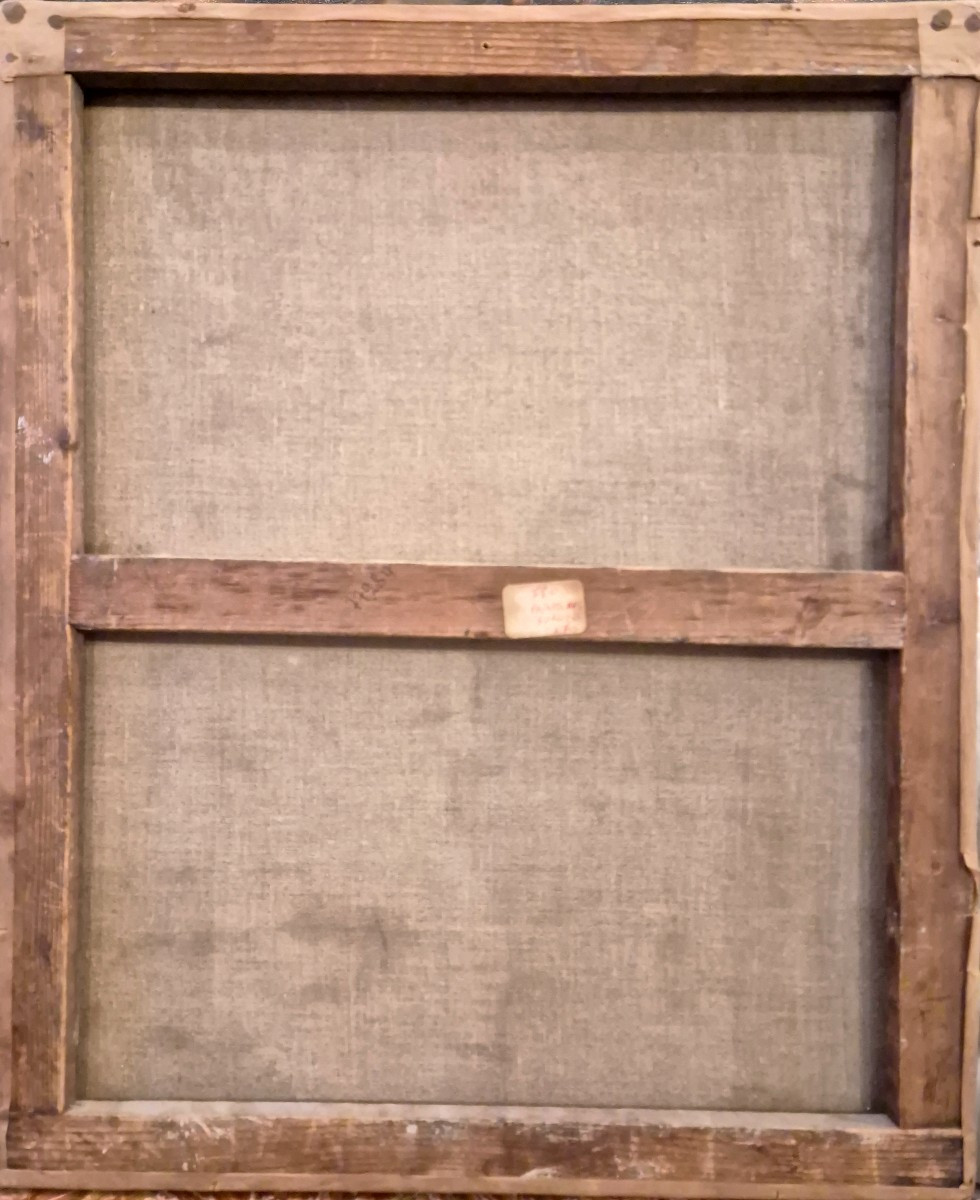 Scuola italiana o francese Ritratto di giovane uomo con pipa XIX secolo-photo-1