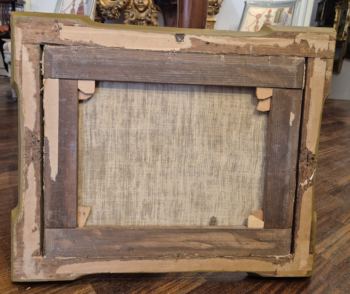 Ninfe nel bosco, dipinto Italia XIX Secolo grand tour-photo-3