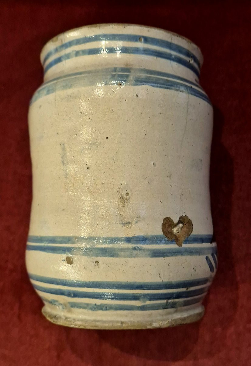 Albarello di piccole dimensioni Laterza XVIII secolo-photo-2