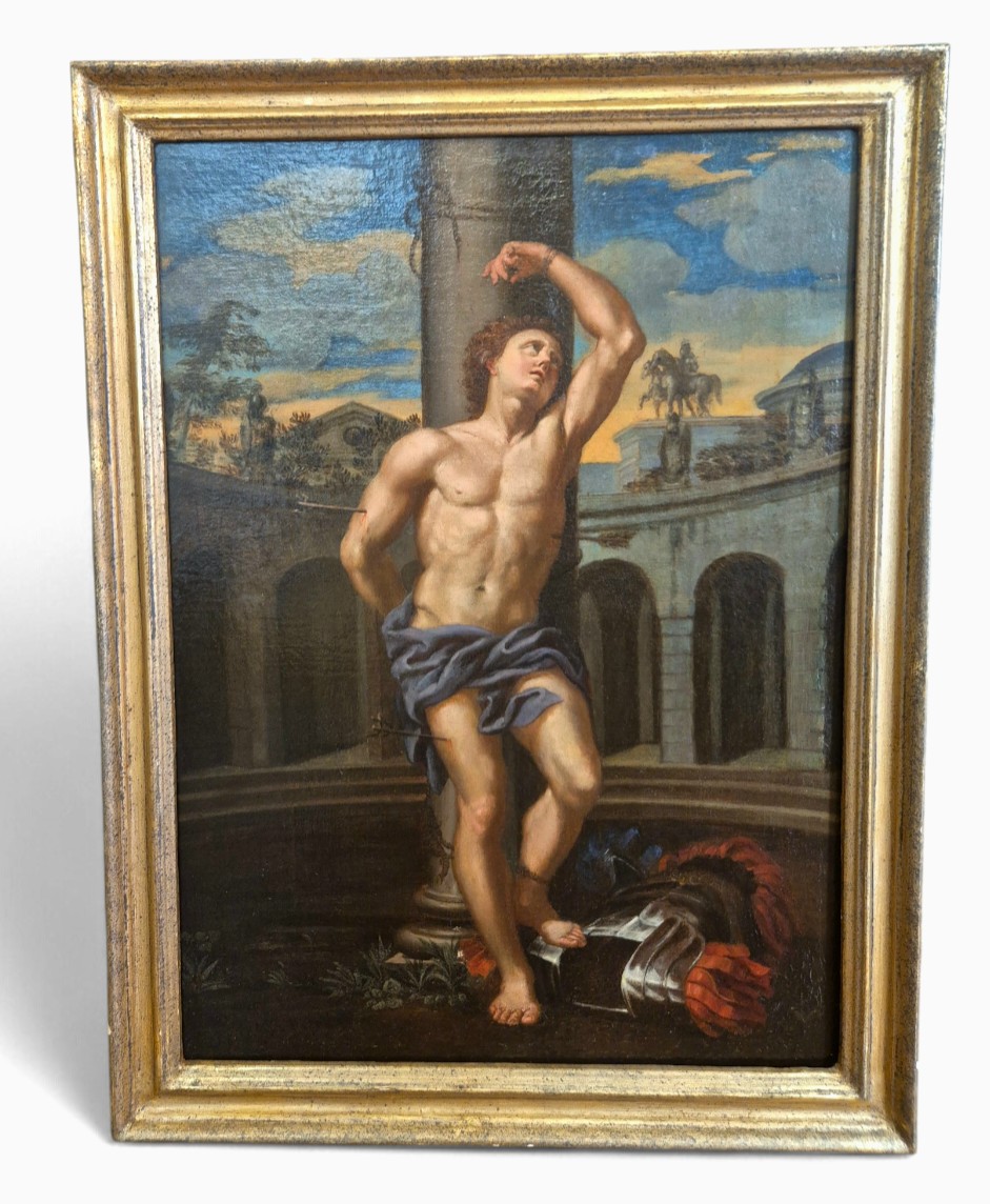 San Sebastiano alla Colonna, dipinto , Bologna  XVII Secolo