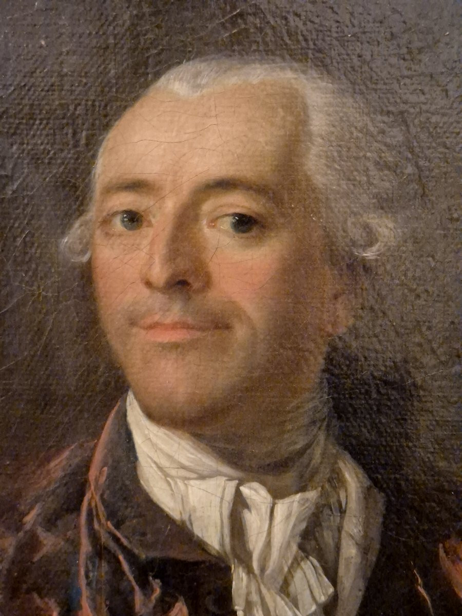 Scuola francese cerchia di Nattier Ritratto di Gentiluomo XVIII secolo-photo-4