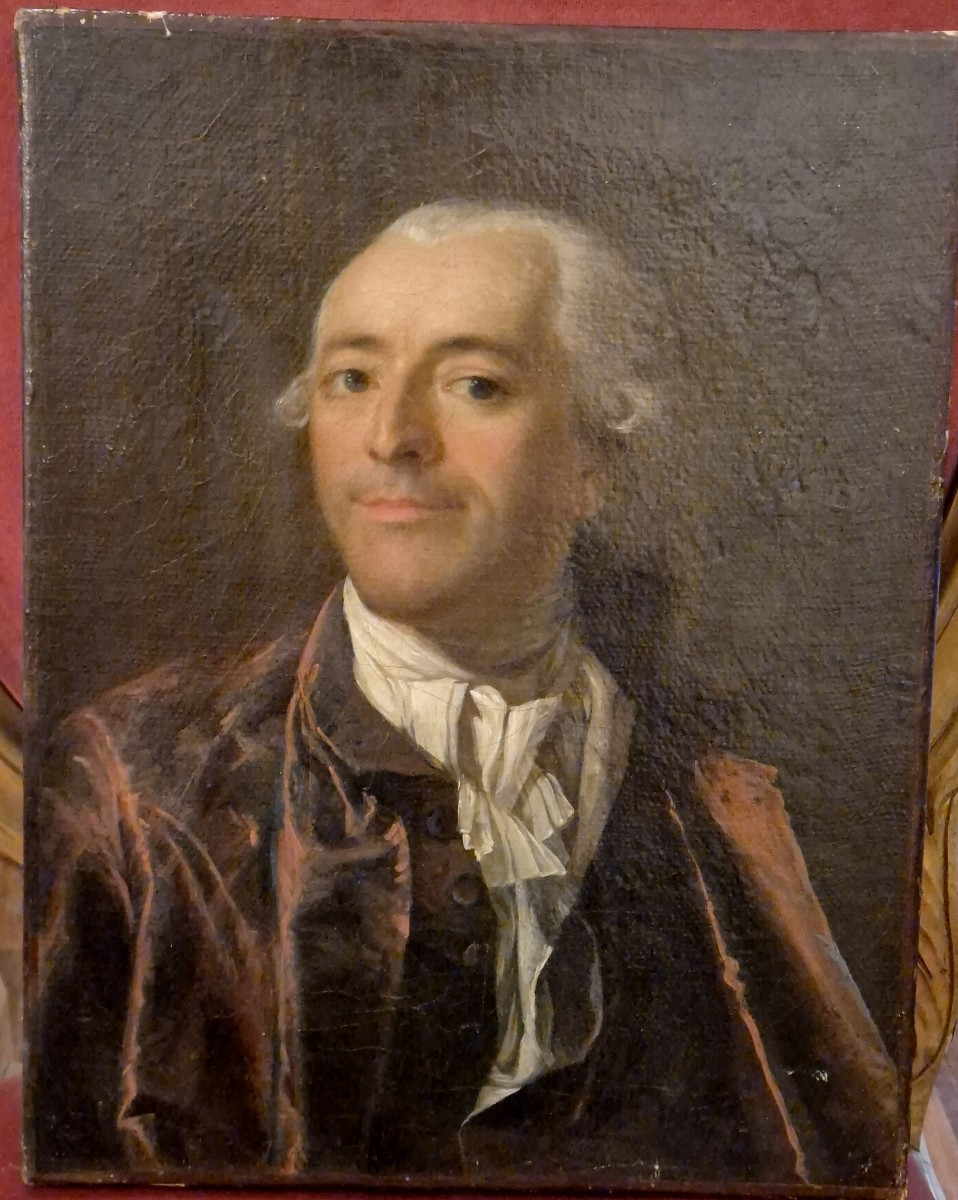 Scuola francese cerchia di Nattier Ritratto di Gentiluomo XVIII secolo