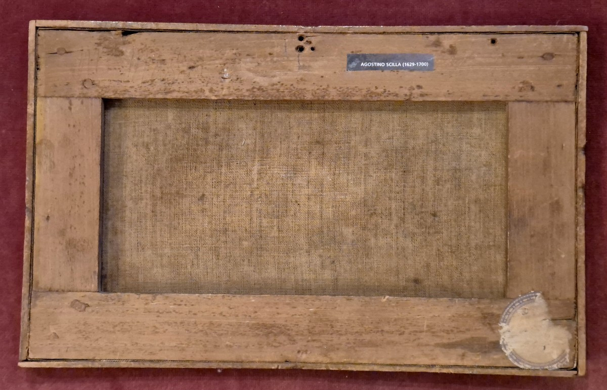 Olio su tela Scuola veneta XVIII secolo Giuseppe e la moglie di Putifarre-photo-2