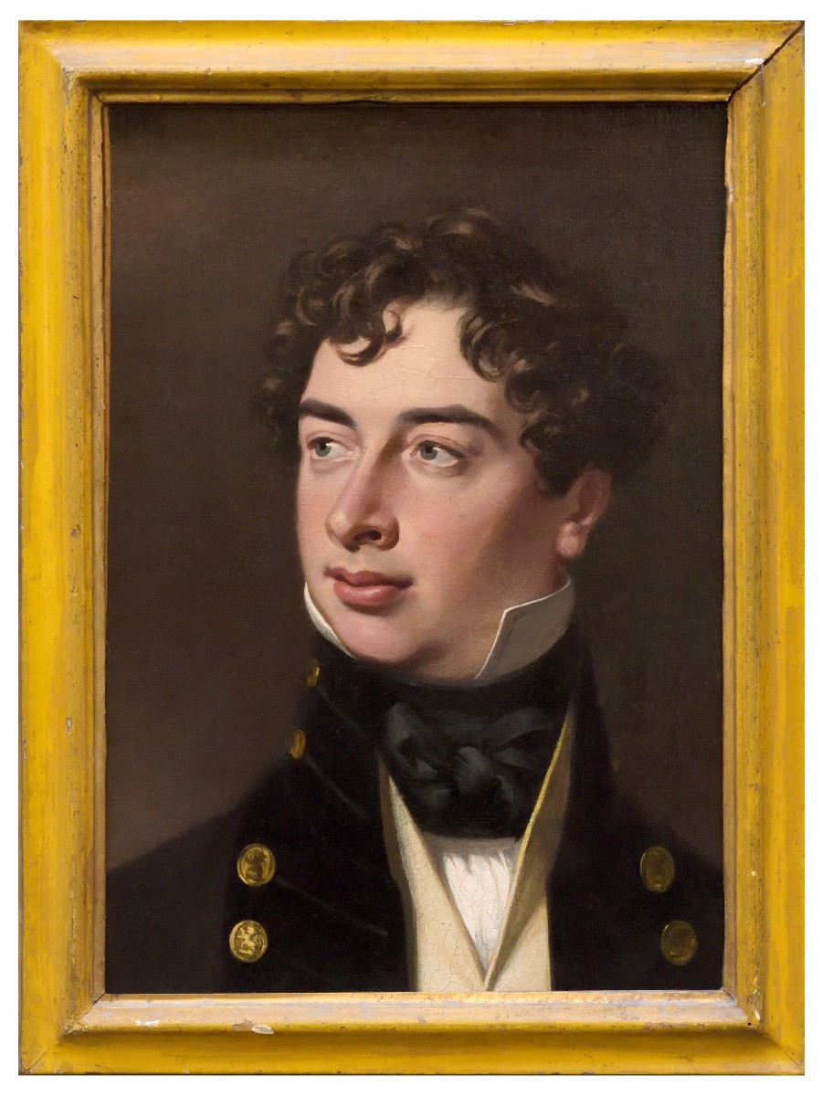 ritratto di Konstantin Nikolaevic Batjuskov (?) Dipinto , XIX Secolo Gran Bretagna o Russia 