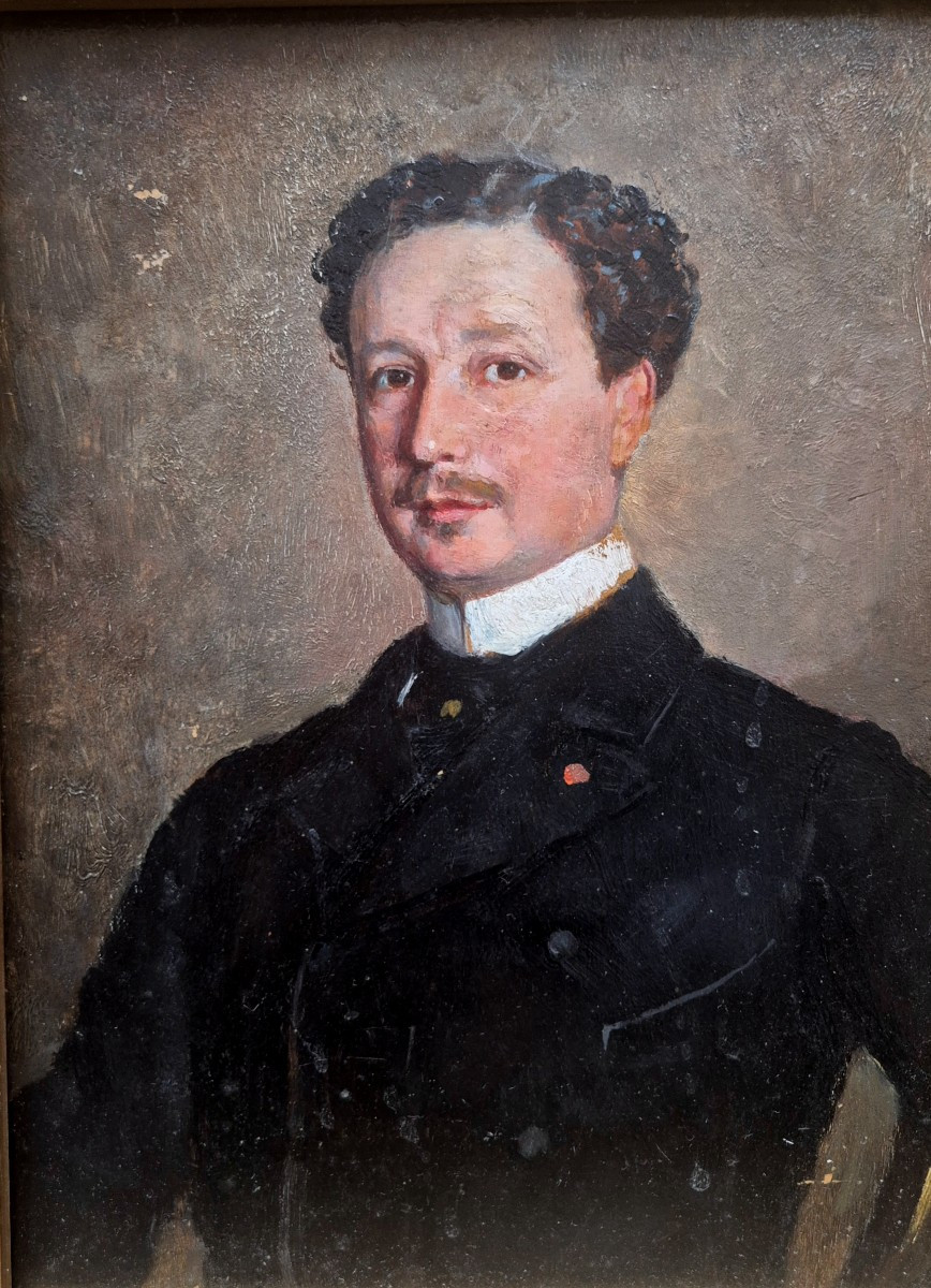 Ritratto di giovane uomo, Dipinto , Italia XIX Secolo -photo-3