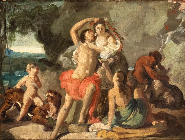 Scena mitologica, dipinto Italia inizi XIX Secolo -photo-2