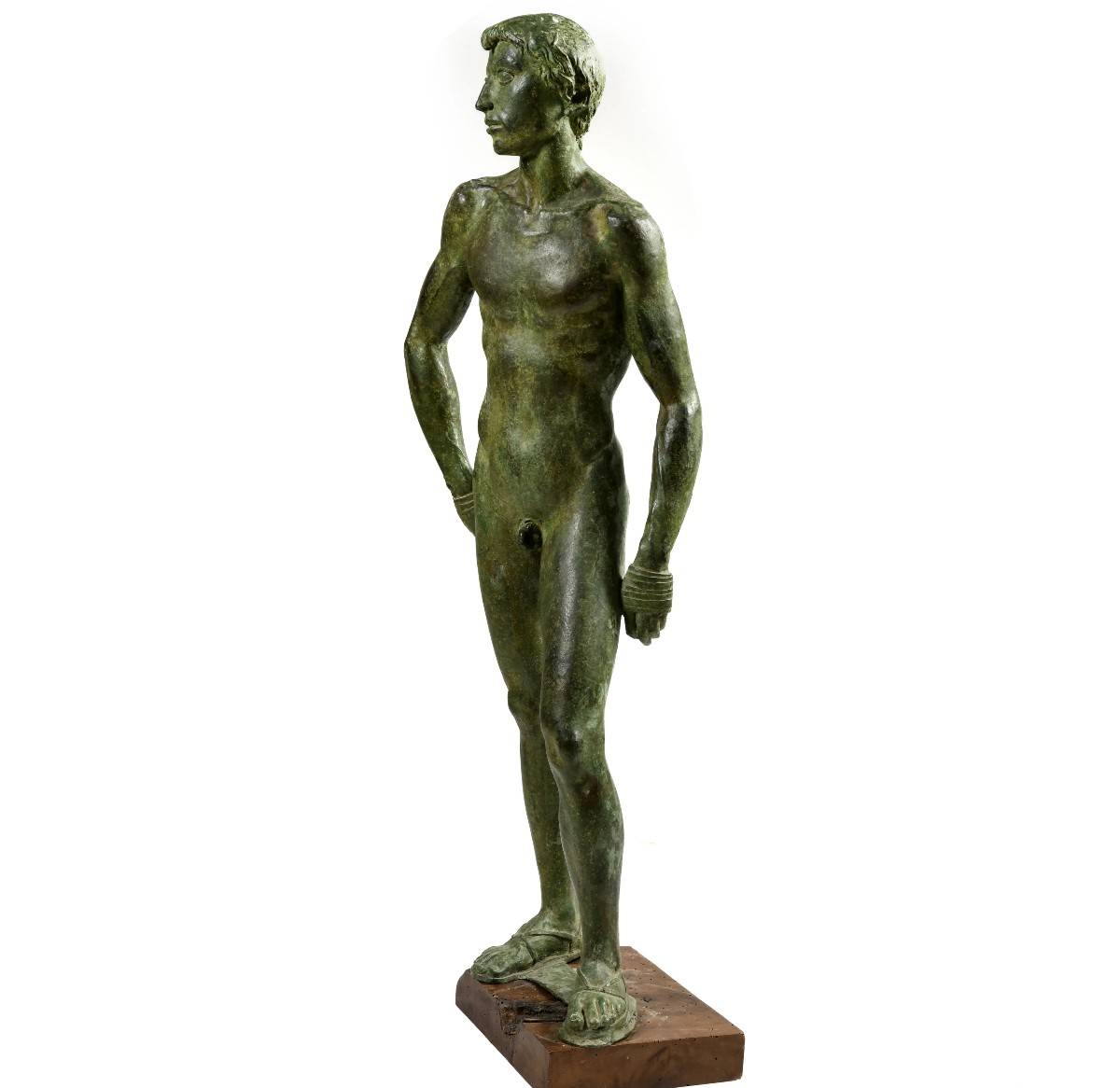 Giovane pugilatore, scultura , italia 1930 art deco-photo-2