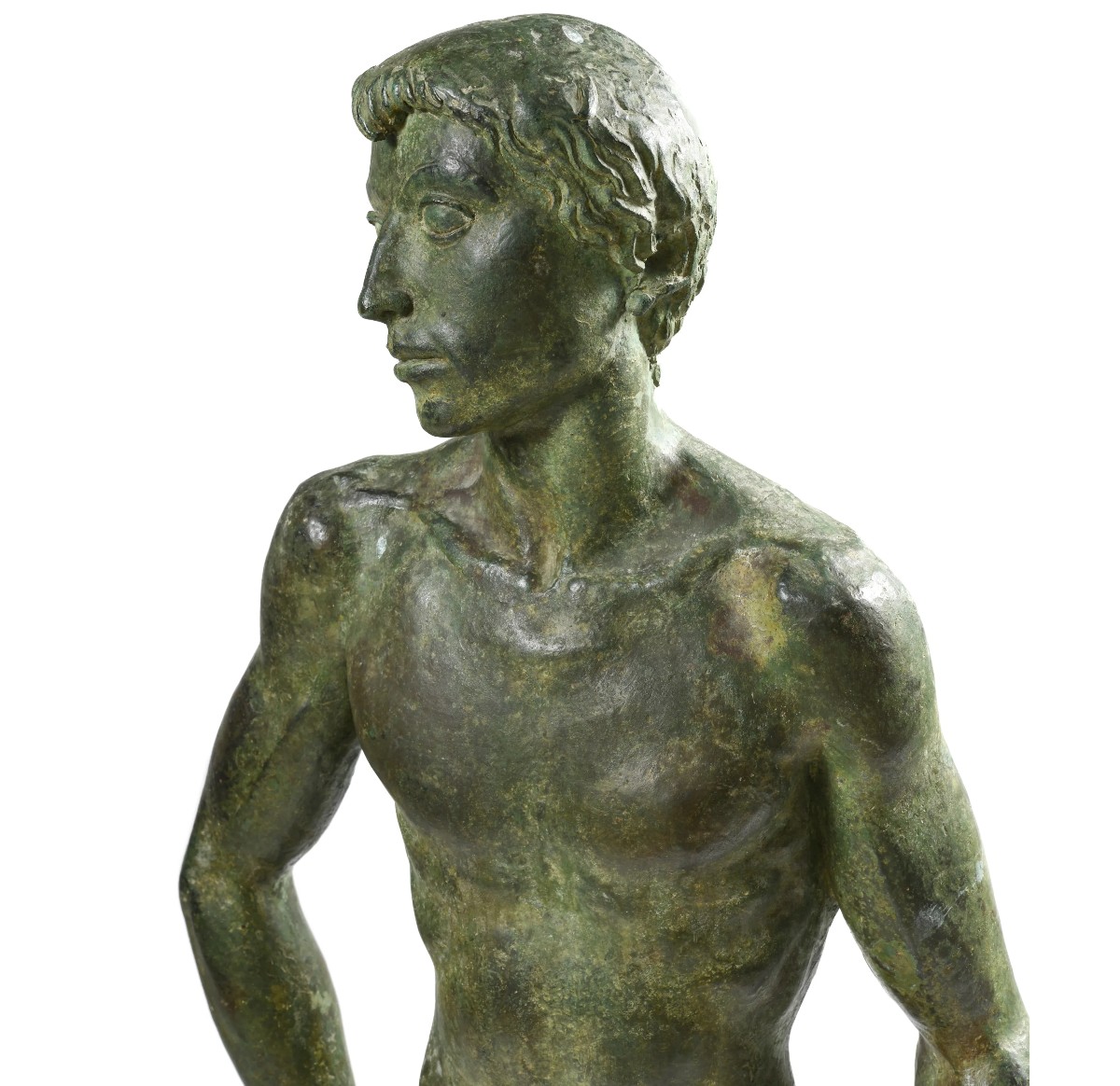 Giovane pugilatore, scultura , italia 1930 art deco-photo-3