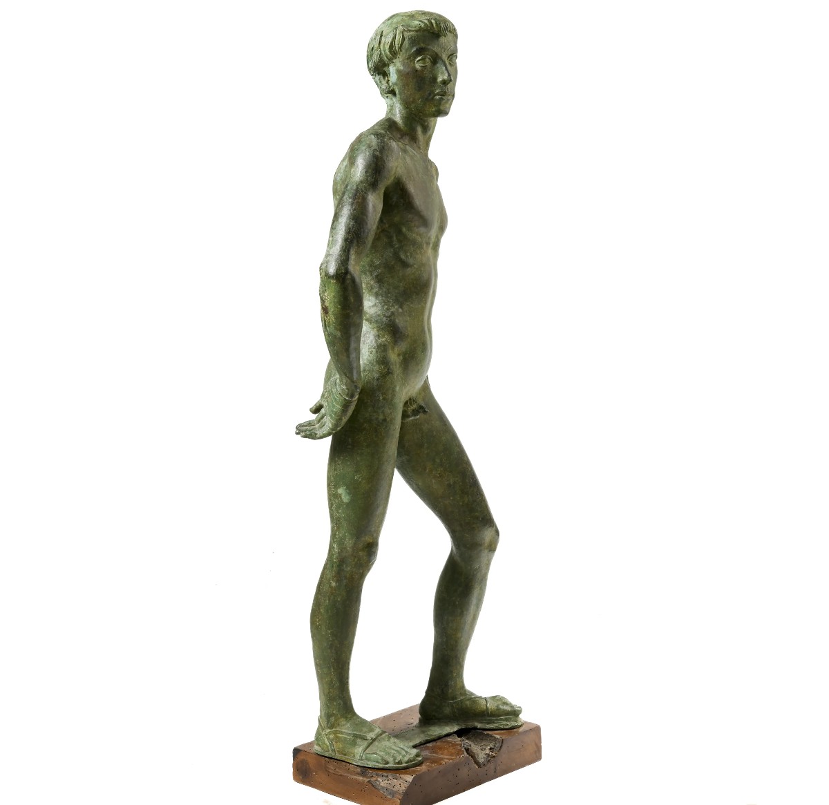 Giovane pugilatore, scultura , italia 1930 art deco-photo-1