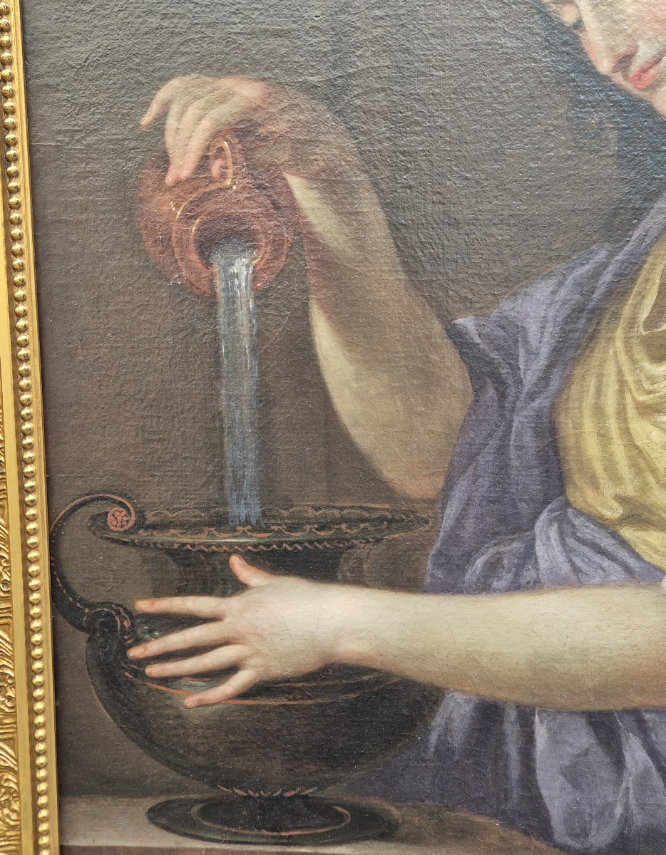 Ebe , dipinto di T.Conca Roma fine XVIII Secolo -photo-3