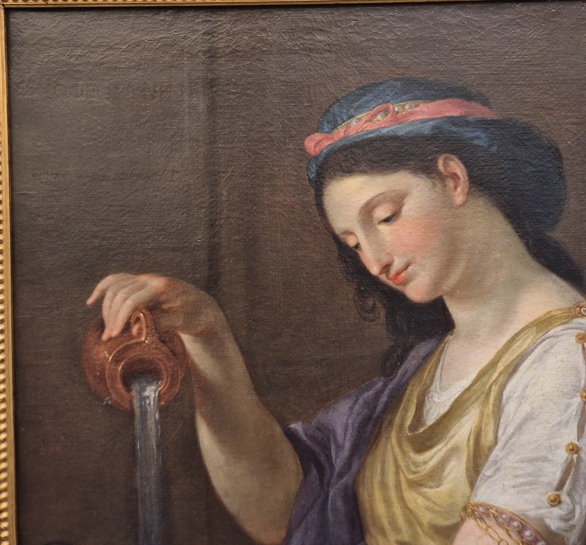 Ebe , dipinto di T.Conca Roma fine XVIII Secolo -photo-4