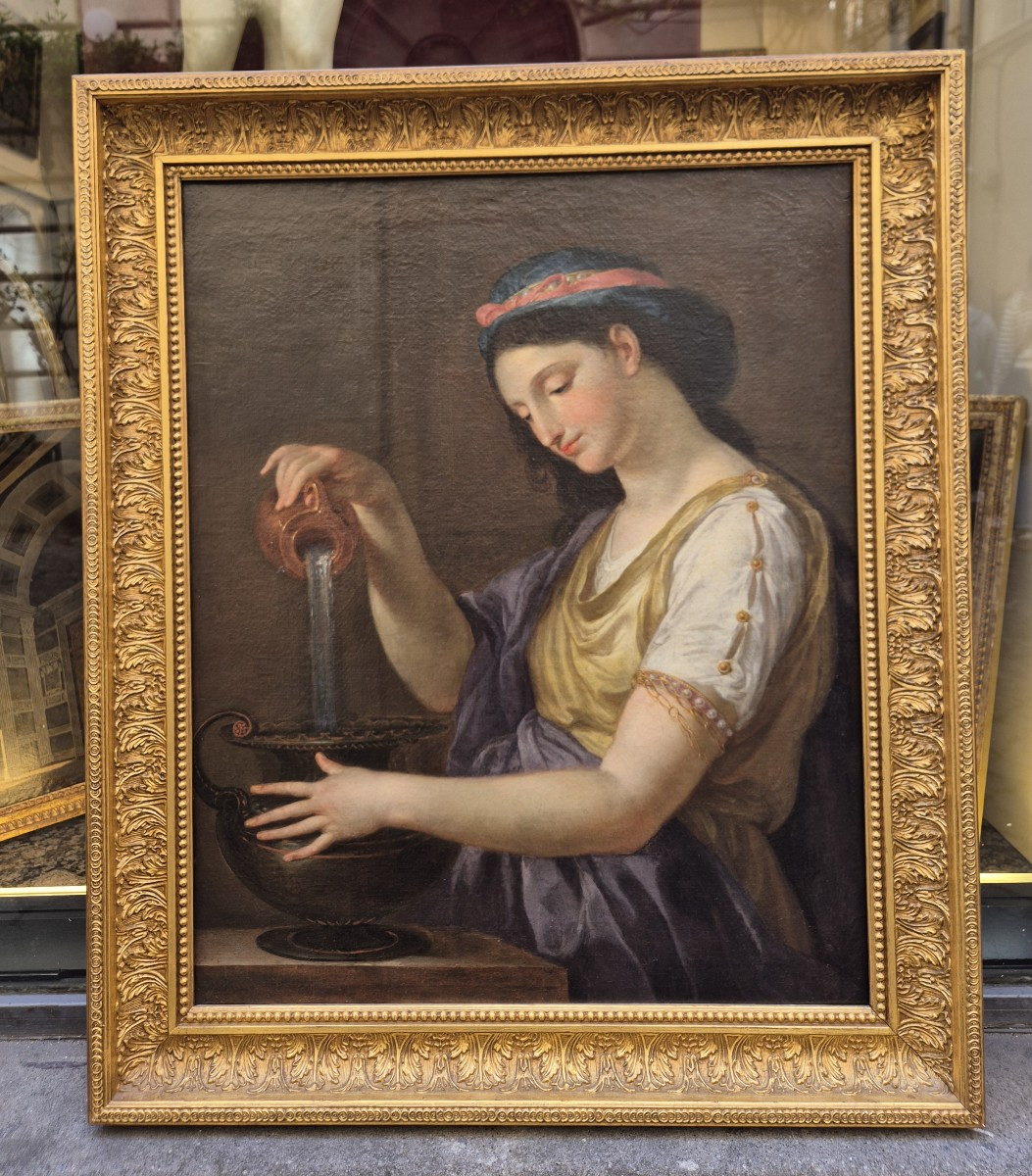 Ebe , dipinto di T.Conca Roma fine XVIII Secolo 