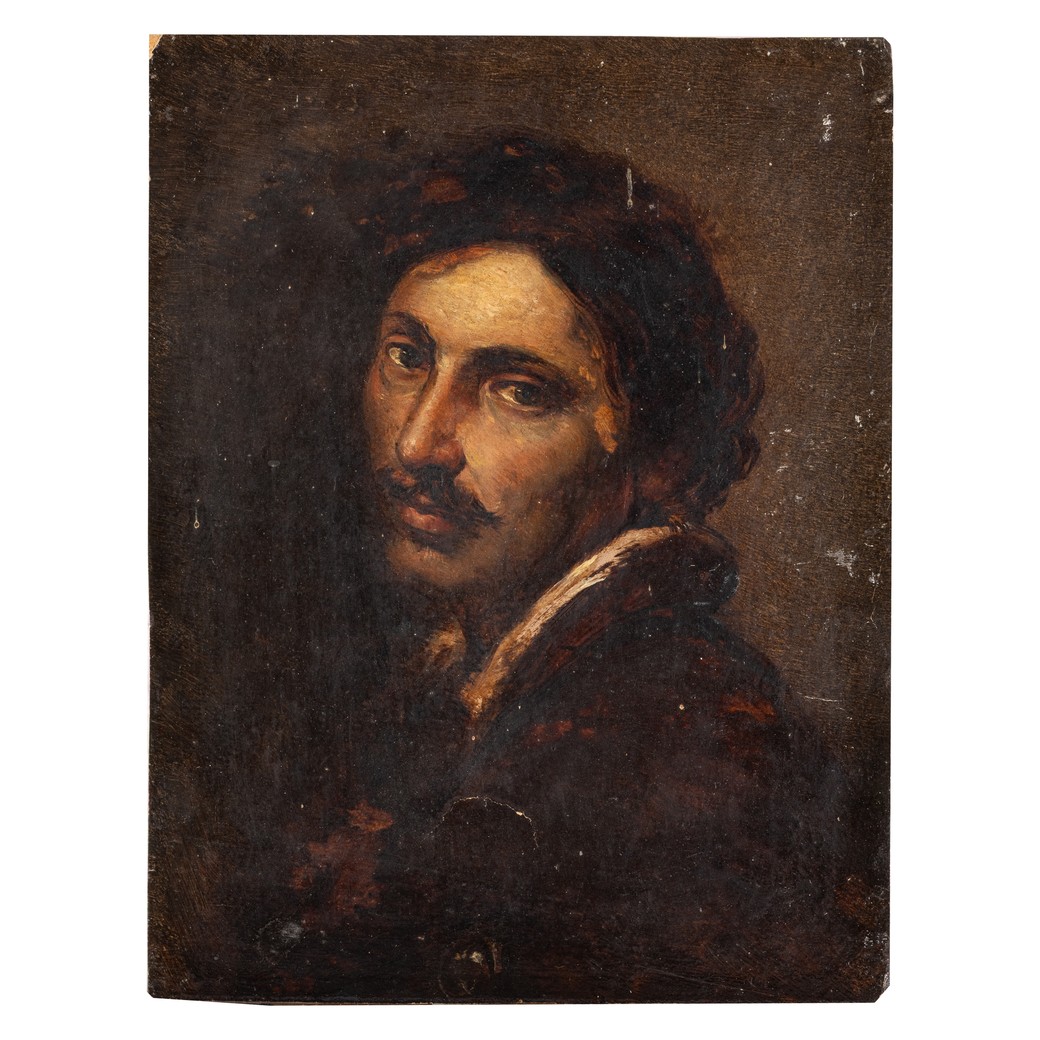 ritratto d uomo , dipinto italia XIX Secolo 