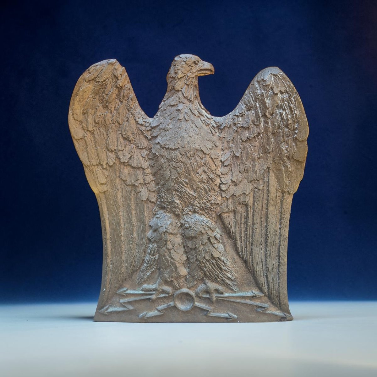 Aquila , Scultura in bronzo , XIX Secolo -photo-2