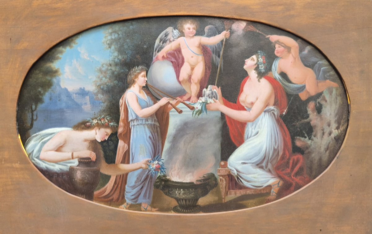 Scene sull amore , Dipinti, Italia inizi XIX Secolo -photo-2