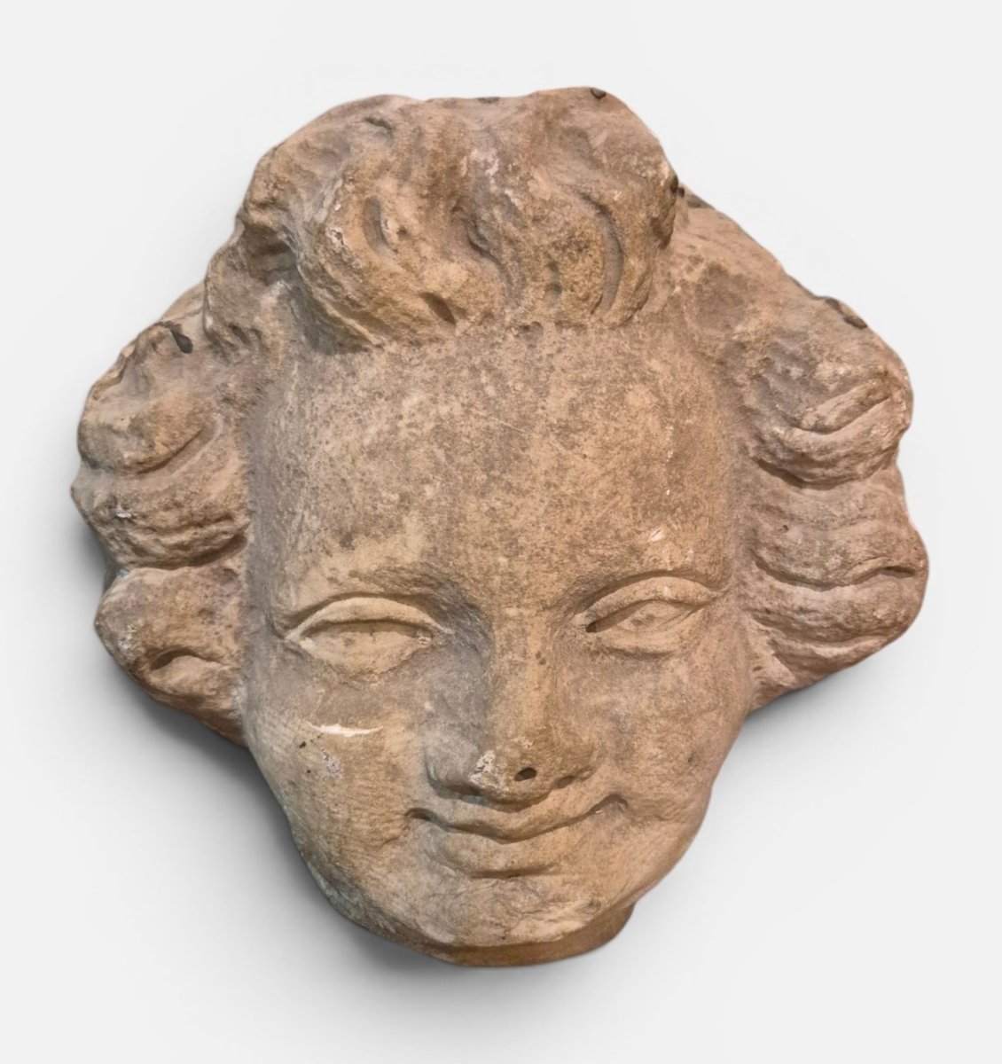 Testa di putto, scultura , Italia XVIII secolo