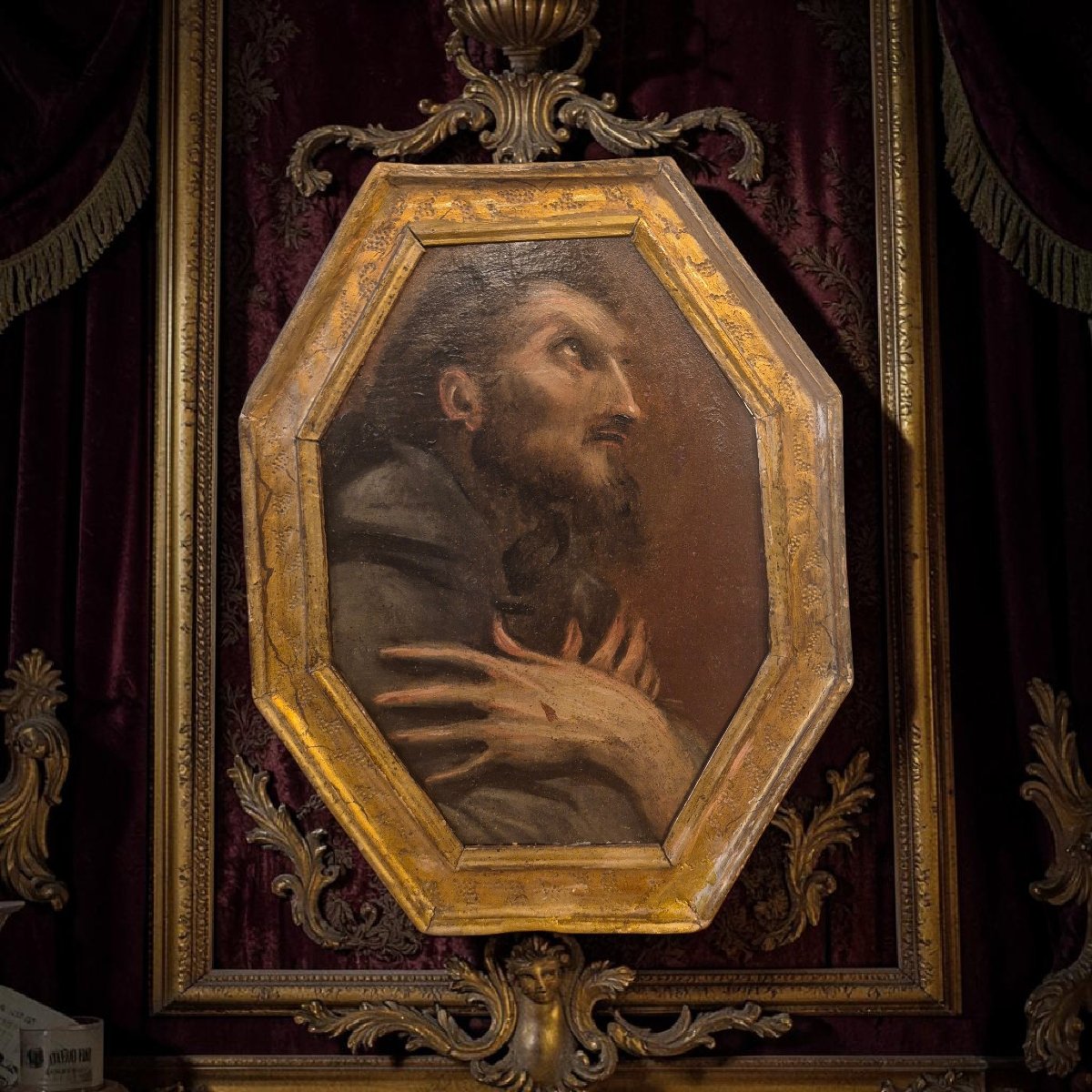 San Francesco, dipinto Italia XVlll Secolo -photo-2