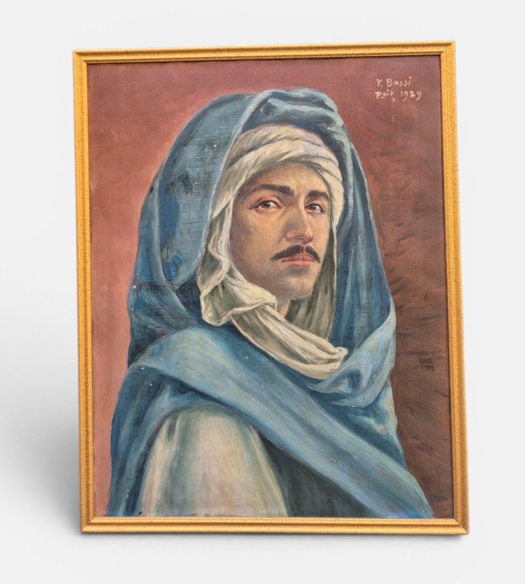Ritratto di giovane algerino, dipinto , Italia inizi XX Secolo 