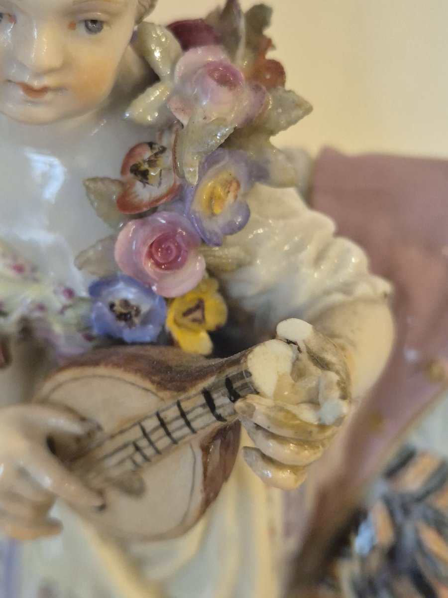 Le quattro stagioni in porcellana Meissen  inizi del XX secolo-photo-2