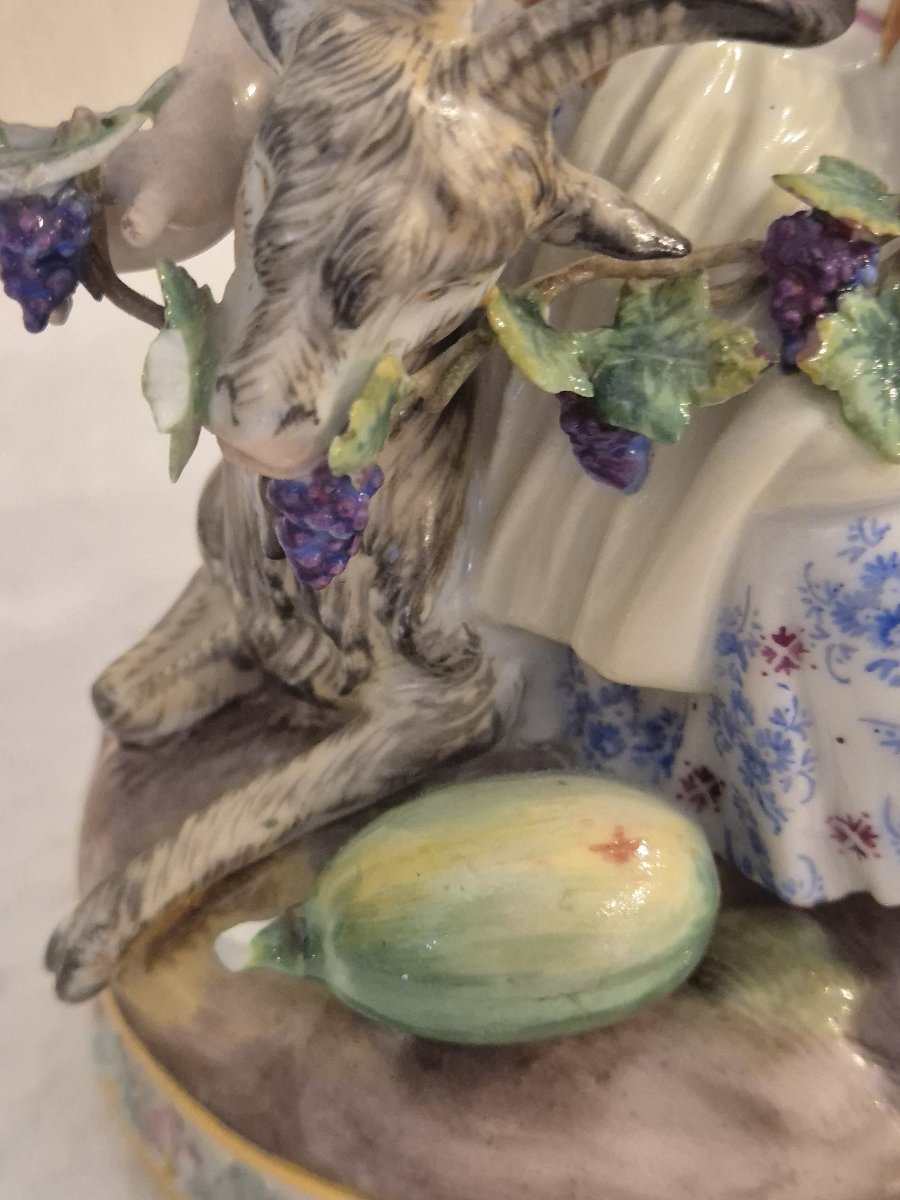 Le quattro stagioni in porcellana Meissen  inizi del XX secolo-photo-4