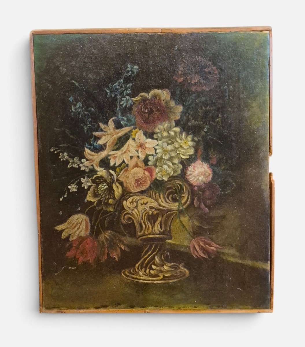 Natura morta con vaso di fiori, Dipinto, italia XVIII Secolo