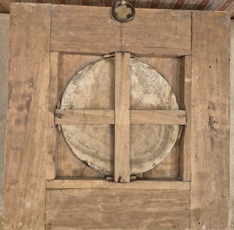 Scuola Romana Santa Cristina da Bolsena olio su alabastro XVIII secolo-photo-3