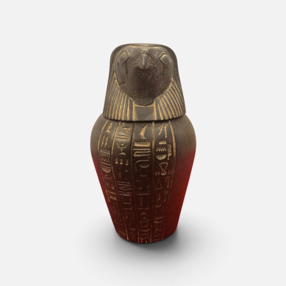 vaso canopo , marmo nero, XIX Secolo 