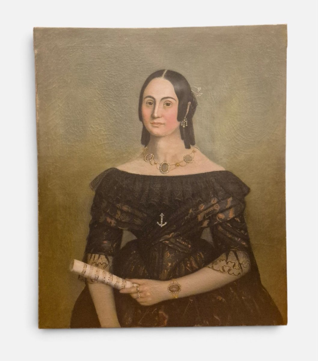 Ritratto di una cantante , Dipinto Italia XIX Secolo 