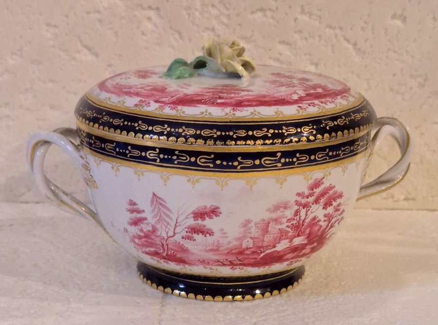 Tazza da puerpera porcellana Doccia Fanciullacci XVIII secolo-photo-2