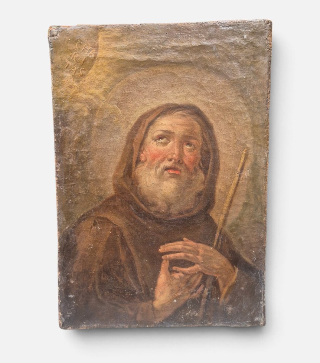San Francesco da Paola, Dipinto Italia XVIII Secolo