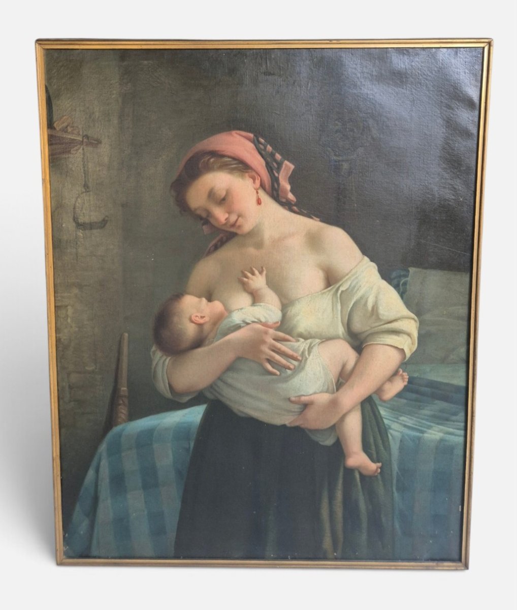 Maternità, dipinto, Italia XIX Secolo