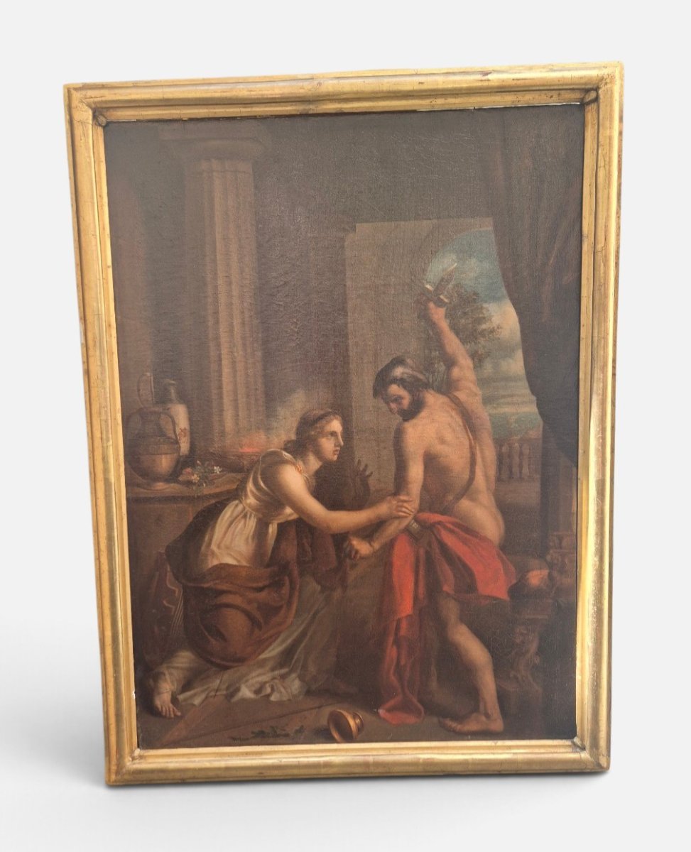 Tarquinio e Lucrezia , dipinto Francia inizi XIX Secolo 
