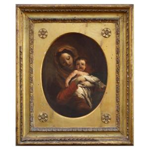 Madonna col bambino ambito di G.B Tiepolo, Venezia XVIII Secolo 