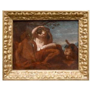 Ercole ed Onfale , Dipinto, Scuola Veneta XVIII Secolo, Venezia  Barocco 