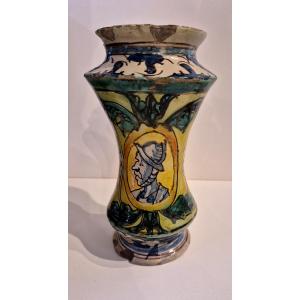 Albarello Maiolica Sicilia Sciacca  XVIII secolo