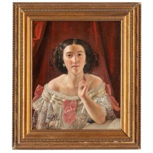 Ritratto di cantante, Dipinto Italia inizi XIX Secolo